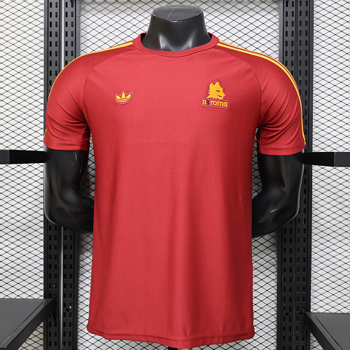 Roma 25/26 Roma Originals Iconic Trefoil Player Version Soccer Jersey