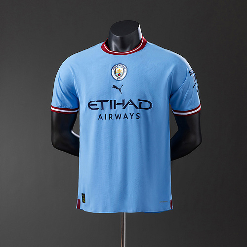Manchester City Manchester City 22/23 Home Player Version Retro Jersey S-3XL