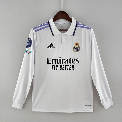 Real Madrid 22/23 14 Champions Edition Real Madrid long sleeve home S-XXL
