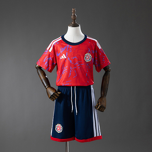 Costa Rica Costa Rica 2026 Home Kids Kit Jersey SIZE 16-28