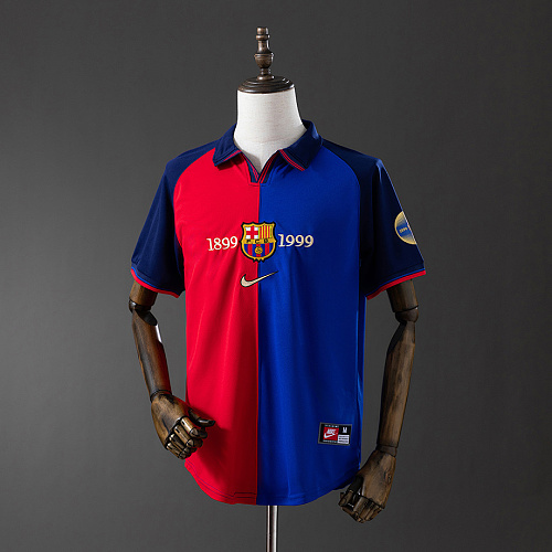 Barcelona Retro Barcelona 100th Anniversary version home S-XXL