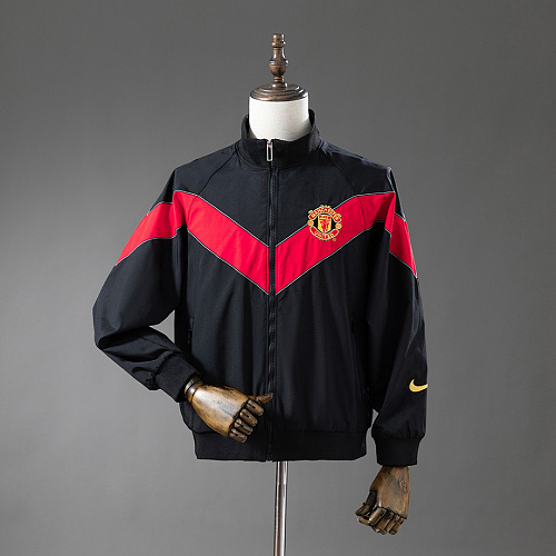 Manchester United M-U 06/07 Windbreaker - Black S-XXL