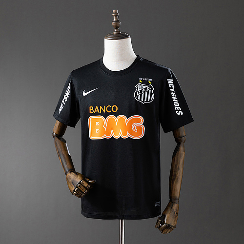 Santos Santos 12/13 Black Retro Jersey S-XXL
