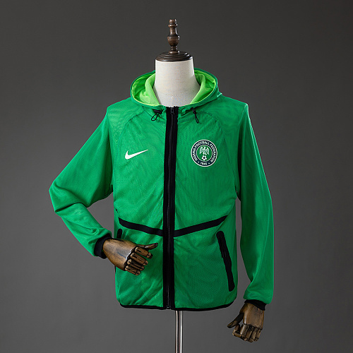 Nigeria Nigeria 2026 Men's Football Anthem Jacket - Green S-XXL