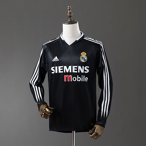 Real Madrid Real Madrid 04/05 third Away Long Sleeve Retro Jersey S-XXL