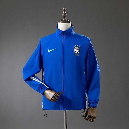 Brazil Brazil 1998 Windbreaker - Blue S-XXL