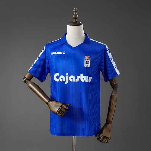 Real Oviedo Real Oviedo 92/93 Home Retro Jersey S-XXL