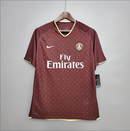 Paris Saint-Germain Retro 06/07 PSG Away Red S-XXL