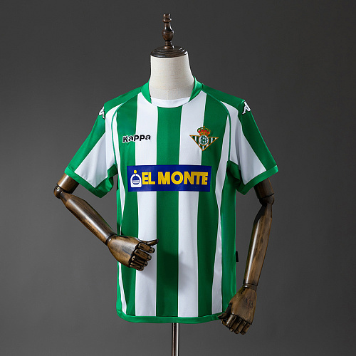 Real Betis Real Betis 01/02 Home Retro Jersey S-XXL