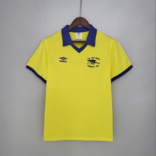 Arsenal Retro Arsenal 71/79 away yellow S-XXL