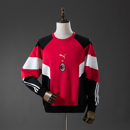 AC Milan AC Milan 25/26 Long-sleeved Sweatshirt - Red M-4XL