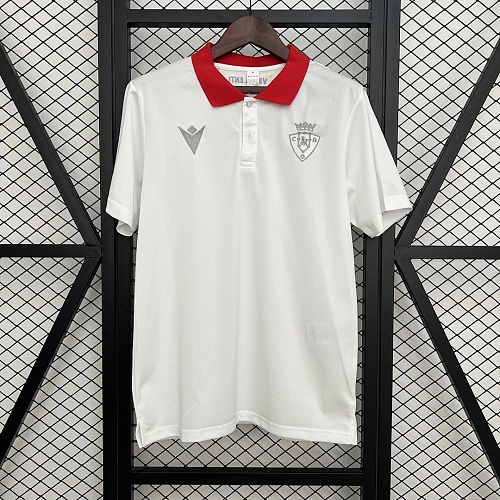 Osasuna 25/26 Polo Osasuna White S-XXL