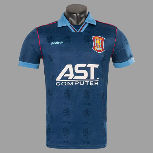 Aston Villa 95/96 Aston Villa Away Retro Soccer Jersey