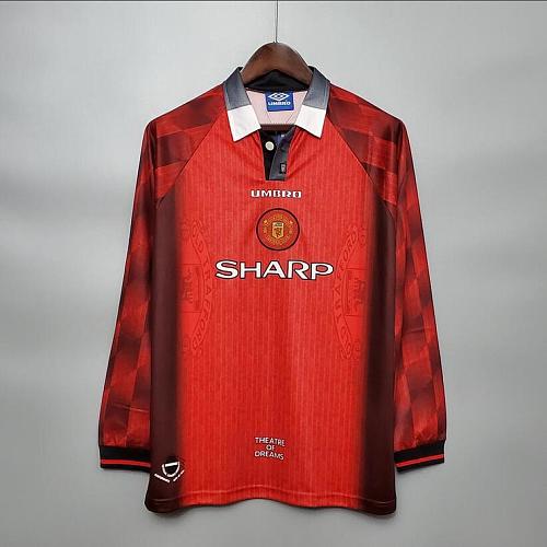 Manchester United Retro Long Sleeve 1996 M. United home S-XXL