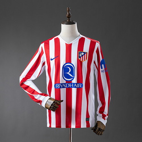 Atletico Madrid Atletico Madrid 25/26 Home Long-sleeved Jersey S-4XL