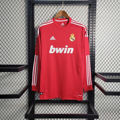 Real Madrid Retro Long Sleeve 11-12 Real Madrid away size S-XXL
