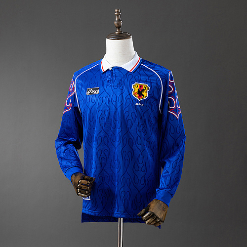 Japan Japan 1998 Home Long Sleeve Retro Jersey S-XXL