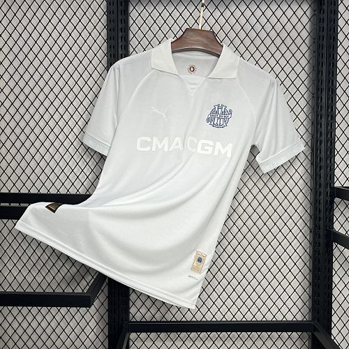 Olympique de Marseille Olympique de Marseille 125th Anniversary white Jersey S-XXXXL
