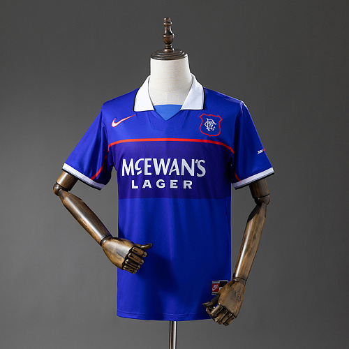 Rangers Rangers 97/99 Home Retro Jersey S-XXL
