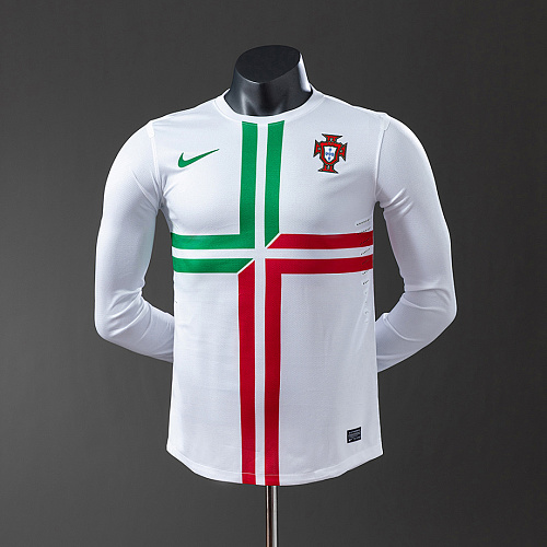 Portugal Portugal 2012 Away Long Sleeve Player Version Retro Jersey S-3XL