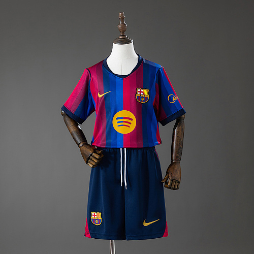 Barcelona Barcelona 26/27 Home Kids Kit Jersey Size 16-28