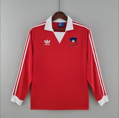 Chile Retro chile 1982 long sleeve home S-XXL