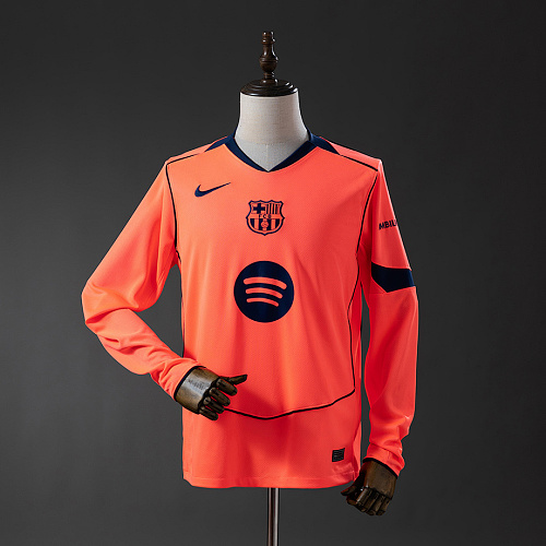 Barcelona Barcelona 25/26 Third Away Long-Sleeve Jersey S-4XL