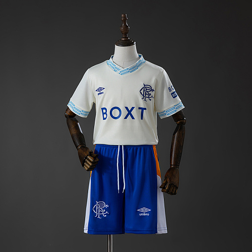Rangers Rangers 26/27 Away Kids Kit Jersey Size 16-28