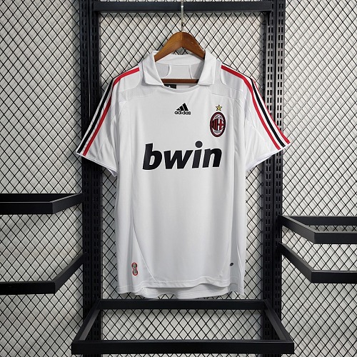 AC Milan Retro 2007-08 AC Milan Away Size S-XXL