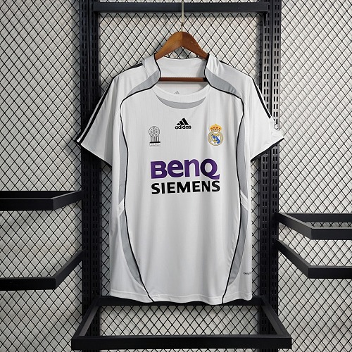 Real Madrid Retro 2006-07 Real Madrid Home Size S-XXL