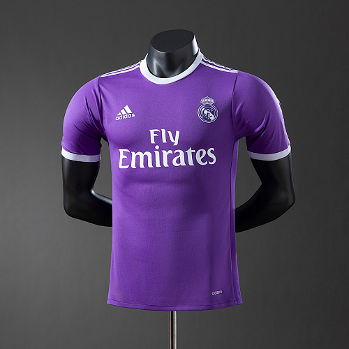 Real Madrid Real Madrid 16/17 Retro player version away Jersey S-3XL