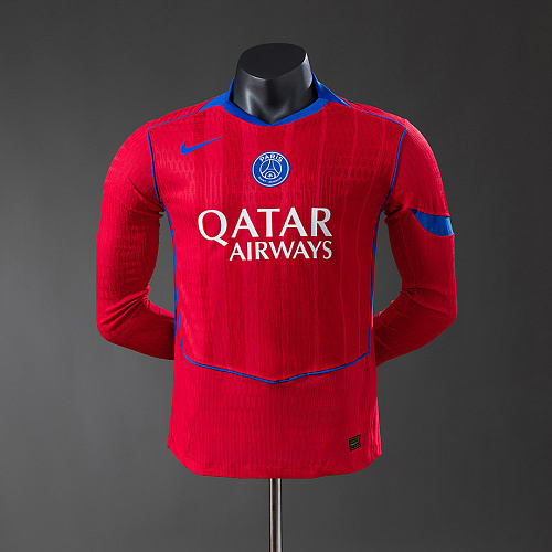 Paris Saint-Germain PSG 25/26 Third Away Long-Sleeve Player Version Jersey S-3XL