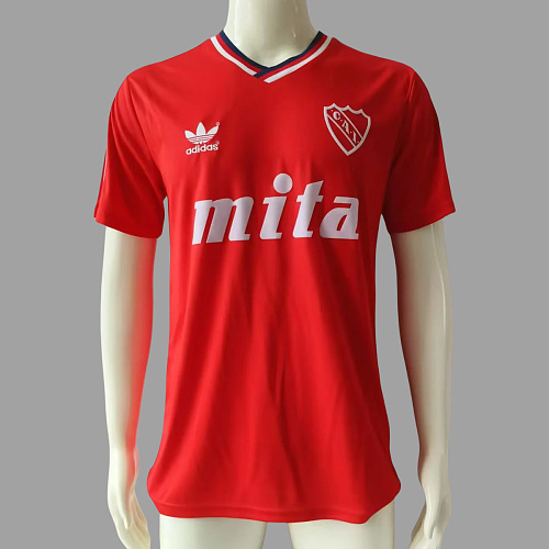 Independiente 89/90 Atletico Independiente Home Retro Soccer Jersey