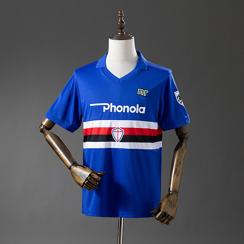 Sampdoria Sampdoria 84/88 Home Retro Jersey S-XXL