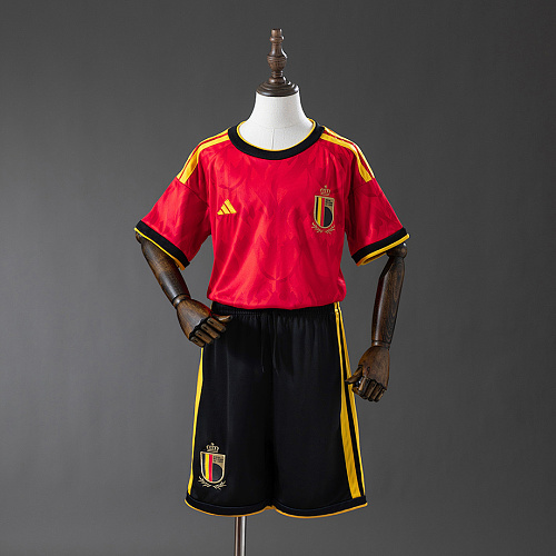Belgium Belgium 2026 Home Kids Kit Jersey Size 16-28