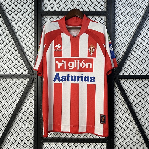 Sporting CP Retro 08/09 Sporting Gijon Home Size S-XXL