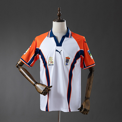 Real Oviedo Real Oviedo 2001 Away Retro Jersey S-XXL