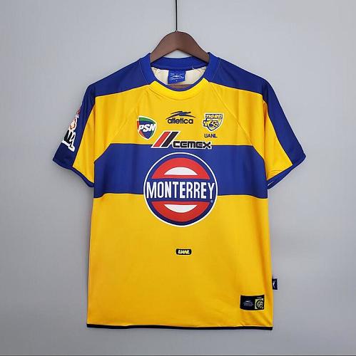 Tigres UANL Retro 01/02 Tigers home S-XXL