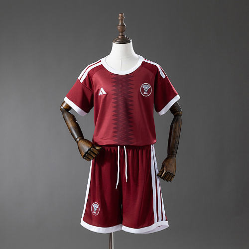 Qatar Qatar 2026 Home Kids kit Jersey SIZE 16-28