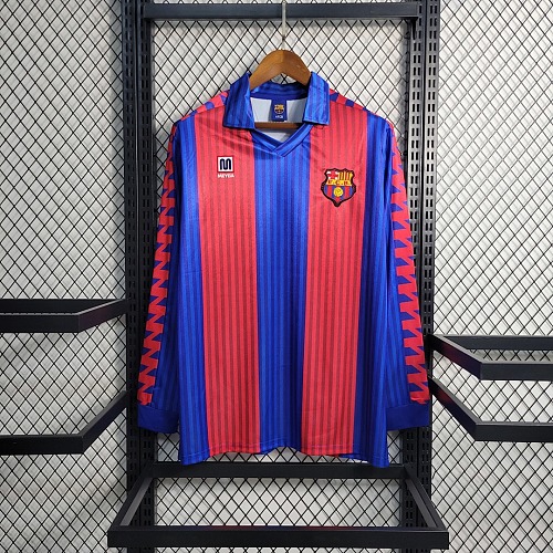 Barcelona Retro 92 Barcelona Home Long Sleeve S-2XL