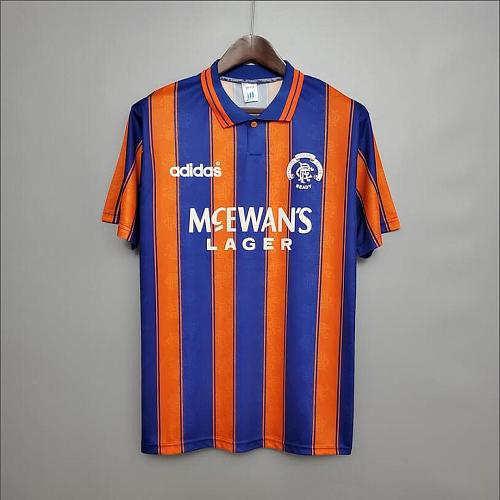 Rangers Retro 93-94 Rangers Away S-2XL