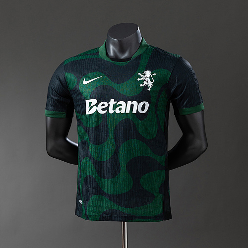 Sporting CP Sporting Lisbon 25/26 Player Version Alternative Jersey Black
