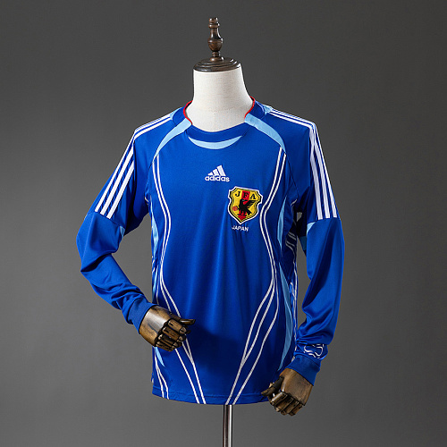 Japan Japan 2006 Home Long Sleeves Retro Jersey S-XXL