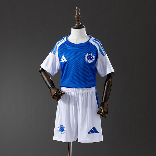 Cruzeiro Cruzeiro 25/26 Home kids kit Jersey SIZE 16-28