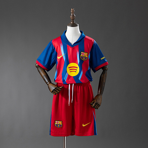 Barcelona Barcelona 25/26 Fourth Away Kids Kit Jersey SIZE 16-28