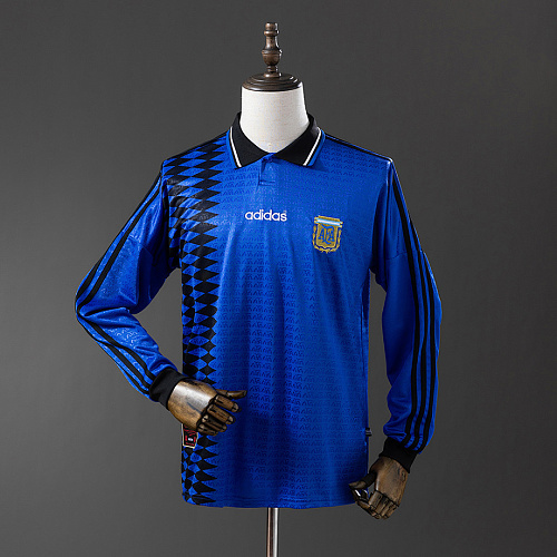 Argentina Argentina 1994 Away Long Sleeve Retro Jersey S-XXL