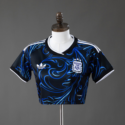 Argentina Argentina 2026 Away Women's Crop Top Style S-XXL