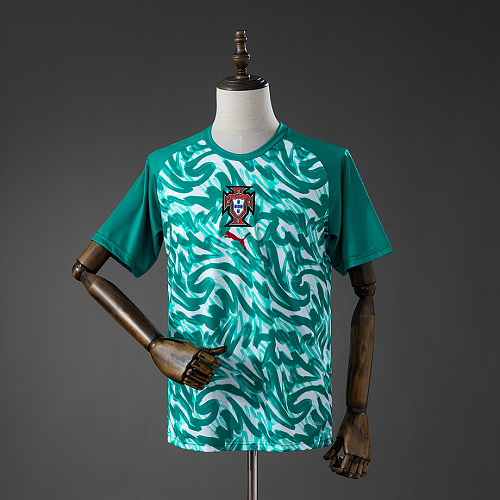 Portugal Portugal 2026 Warmup Jersey - Green S-4XL