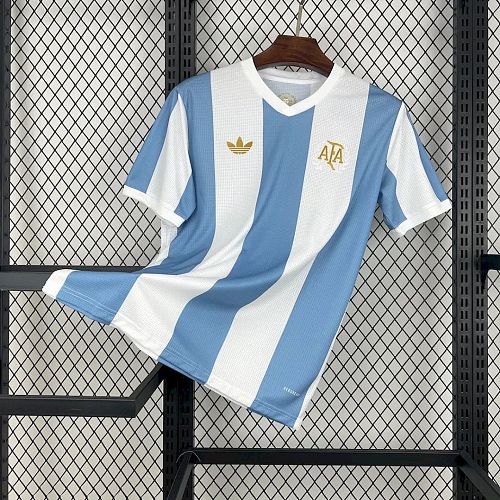 Argentina Argentina 2024/25 Adidas 50th Anniversary Jersey S-XXXXL