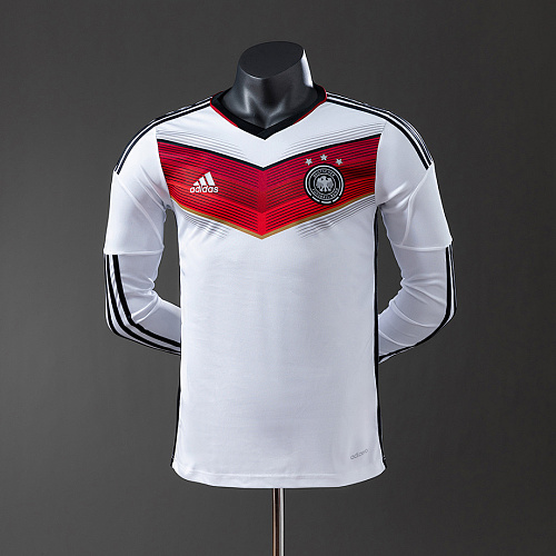 Germany Germany 2014 Home Long Sleeve Player Version Retro Jersey S-3XL